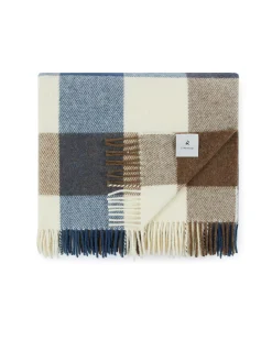 Coperte|Lanerossi Adamello Check Frangiata pura lana