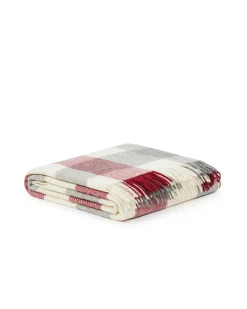 Coperte|Lanerossi Adamello Check Frangiata pura lana