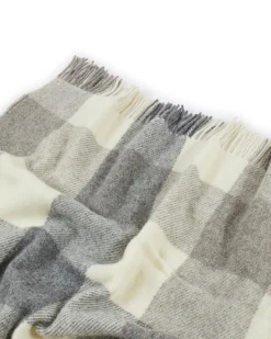 Coperte|Lanerossi Adamello Check Frangiata pura lana