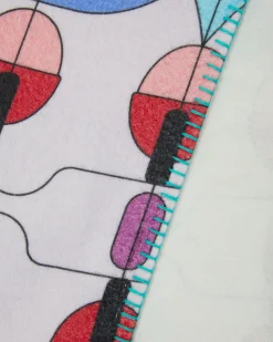 Plaid|Lanerossi plaid e cuscino by Elena Salmistraro Campanule