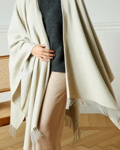 Poncho|Lanerossi Celine poncho cashmere e lana