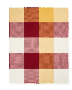 Plaid|Lanerossi Fimon Check plaid in misto lana
