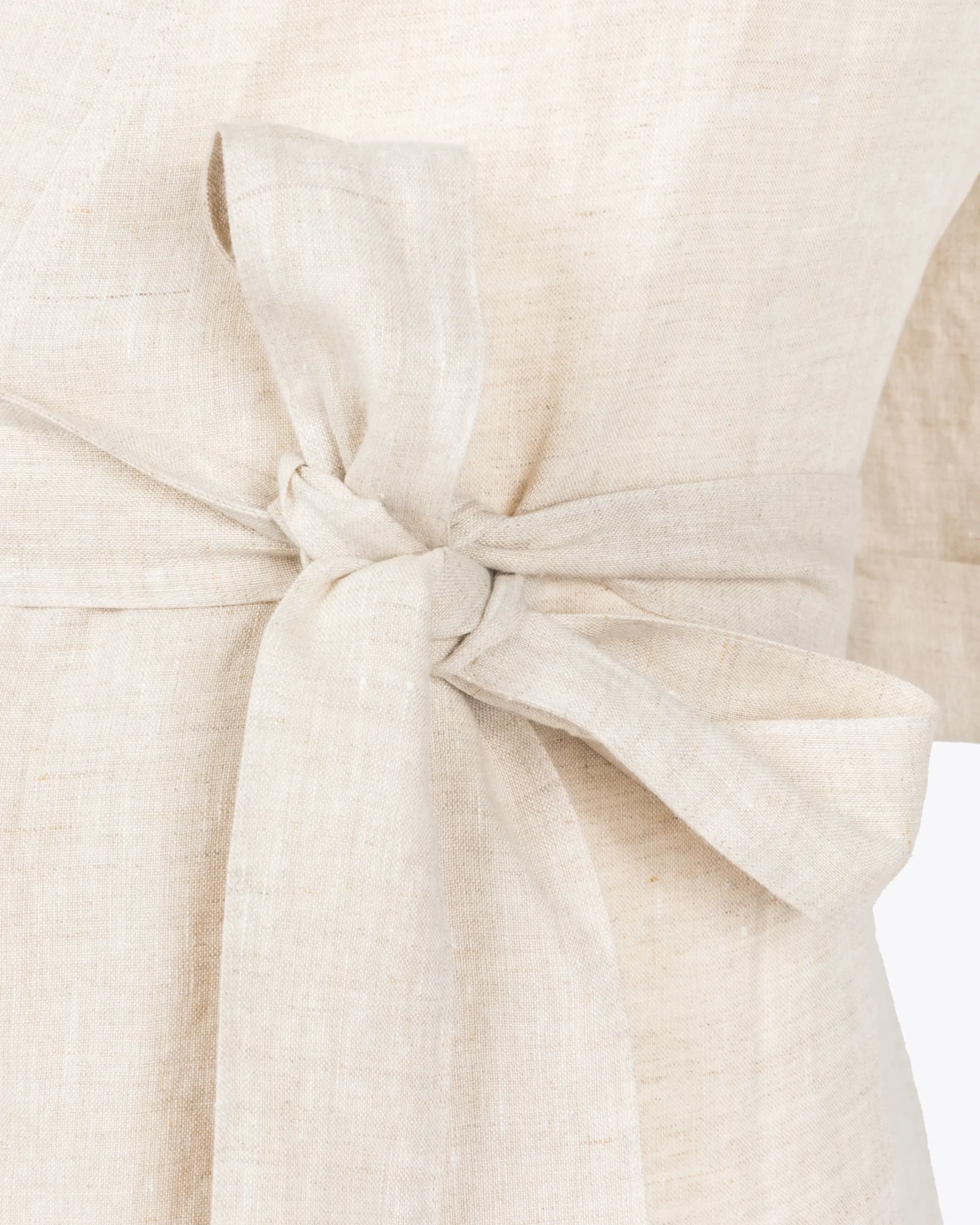 Accappatoi|Lanerossi Kimono vestaglia in lino Naturale