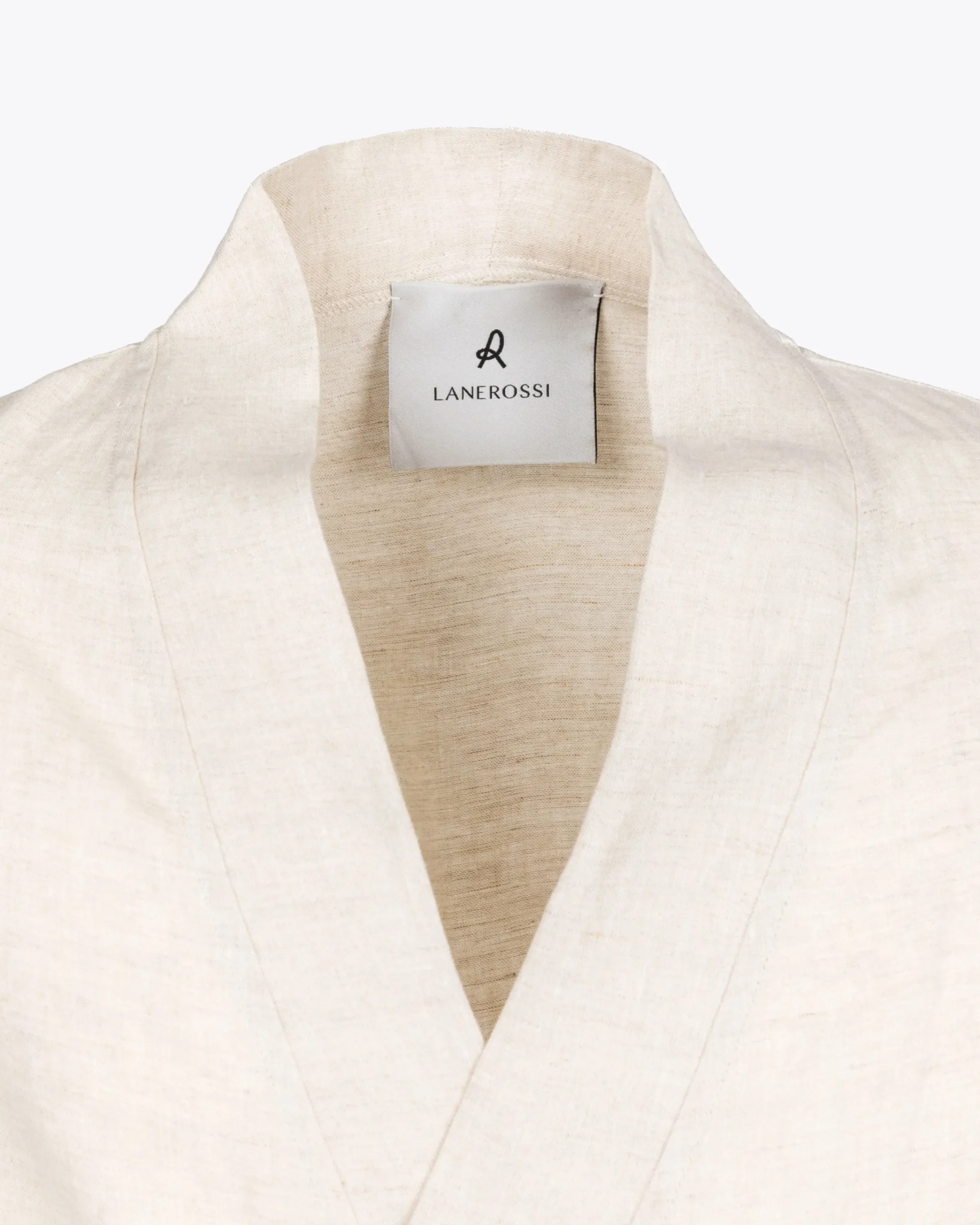 Accappatoi|Lanerossi Kimono vestaglia in lino Naturale