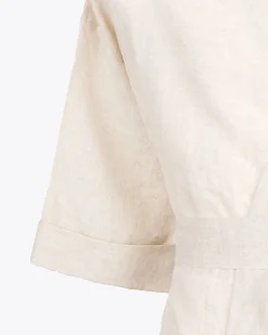 Accappatoi|Lanerossi Kimono vestaglia in lino Naturale