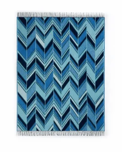 Plaid|Lanerossi Ocean plaid in filato riciclato dal mare