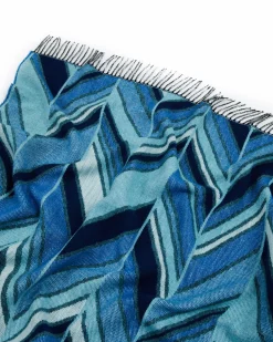Plaid|Lanerossi Ocean plaid in filato riciclato dal mare