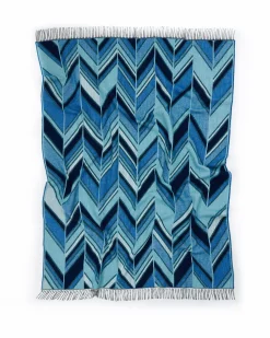 Plaid|Lanerossi Ocean plaid in filato riciclato dal mare